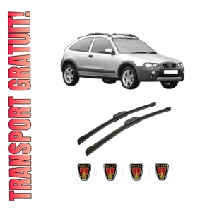 Set stergatoare auto ROVER STREETWISE Hatchback din 2003-2005, pentru parbriz auto, 2 bucati, Bosch Aerotwin Retrofit, din cauciuc siliconat rezistent, 4 Stickere Auto ROVER