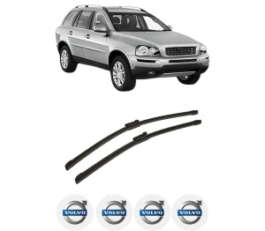 Set stergatoare auto VOLVO XC90 I VAN (275) din 2013-2014, pentru parbriz auto, 2 bucati, Bosch Aerotwin, din cauciuc siliconat rezistent, 4 Stickere Auto VOLVO - Img 2