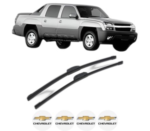 Set stergatoare CHEVROLET AVALANCHE din 2000-2013, pentru parbriz auto, 2 bucati, Bosch Aerotwin Retrofit, din cauciuc siliconat rezistent, 4 Stickere Auto CHEVROLET v46523