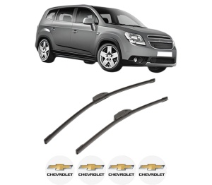 Set stergatoare CHEVROLET ORLANDO (J309) din 2011-2015, pentru parbriz auto, 2 bucati, Bosch Aerotwin Retrofit, din cauciuc siliconat rezistent, 4 Stickere Auto CHEVROLET v56408