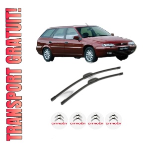 Set stergatoare CITROEN XANTIA Estate Van (X2_) din 1997-2003, pentru parbriz auto, 2 bucati, Bosch Aerotwin Retrofit, din cauciuc siliconat rezistent, 4 Stickere Auto CITROEN