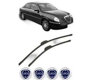 Set stergatoare LANCIA THESIS (841_) din 2002-2006, pentru parbriz auto, 2 bucati, Bosch Aerotwin Retrofit, din cauciuc siliconat rezistent, 4 Stickere Auto LANCIA v52498