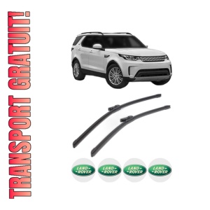 Set stergatoare LAND ROVER DISCOVERY V VAN (L462) din 2016-2018, pentru parbriz auto, 2 bucati, Bosch Aerotwin, din cauciuc siliconat rezistent, 4 Stickere Auto LAND ROVER