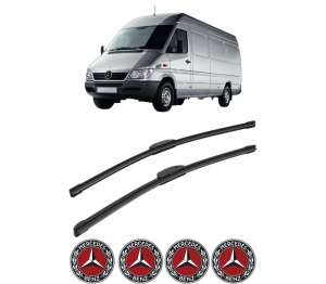Set stergatoare MERCEDES-BENZ SPRINTER CLASSIC 4,6-t Bus (B909) din 2013, pentru parbriz auto, 2 bucati, Bosch Aerotwin Retrofit, din cauciuc siliconat rezistent, 4 Stickere Auto MERCEDES-BENZ v40973