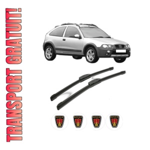 Set stergatoare ROVER STREETWISE Hatchback din 2003, pentru parbriz auto, 2 bucati, Bosch Aerotwin Retrofit, din cauciuc siliconat rezistent, 4 Stickere Auto ROVER