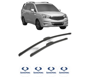 Set stergatoare SSANGYONG RODIUS II VAN (CA1) din 2015, pentru parbriz auto, 2 bucati, Bosch Aerotwin Retrofit, din cauciuc siliconat rezistent, 4 Stickere Auto SSANGYONG v45743