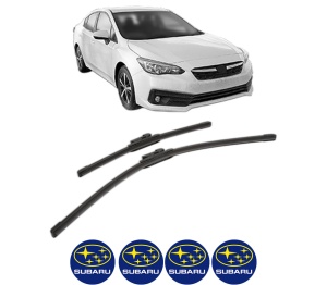 Set stergatoare SUBARU IMPREZA Hatchback (GT_) din 2016-2017, pentru parbriz auto, 2 bucati, Bosch Aerotwin, din cauciuc siliconat rezistent, 4 Stickere Auto SUBARU v50258