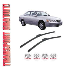 Set stergatoare TOYOTA CAMRY Saloon (_V3_) din 2001-2006, pentru parbriz auto, 2 bucati, Bosch Aerotwin Retrofit, din cauciuc siliconat rezistent, 4 Stickere Auto TOYOTA