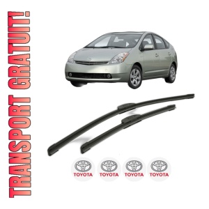 Set stergatoare TOYOTA PRIUS Liftback (_W2_) din 2003-2009, pentru parbriz auto, 2 bucati, Bosch Aerotwin Retrofit, din cauciuc siliconat rezistent, 4 Stickere Auto TOYOTA