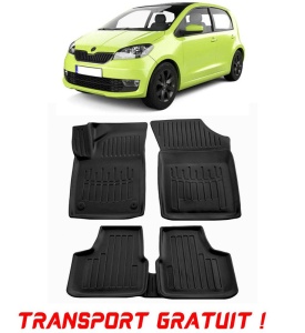 Skoda Citigo (2011-2019) Set covorase auto cauciuc G.Modern Line 3D transport gratuit