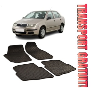 Skoda Fabia (2007-2014) Set 4 covorase auto cauciuc Urban Line pentru