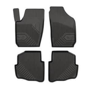 Skoda Fabia I Din 2000 - 2007, Suv , Set Covorase Auto Tip Tavita Premium 3D, din cauciuc accesorii pentru autoturismul tau - masina v167920