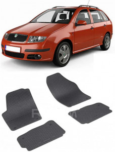 Skoda Fabia I fabricat din 2000 - 2007, Combi, set covorase auto dedicate, din cauciuc 100% Premium accesorii pentru autoturismul tau - masina v151268