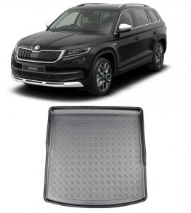 Skoda Kodiaq Suv din 03.2017 - Prezent, Tavita Pentru Portbagaj Lux Premium Dedicata, 5 Locuri *2 accesorii pentru autoturismul tau - masina v193534