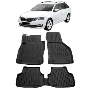 Skoda Octavia III (A7) (2013-2020) Set covorase auto cauciuc G.Modern Line 3D accesorii pentru autoturismul tau - masina v241374