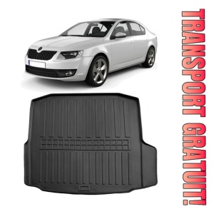 Skoda Octavia III (A7) Liftback. Fara Subwoofer (2013-2020) Tavita cauciuc pentru protectie portbagaj