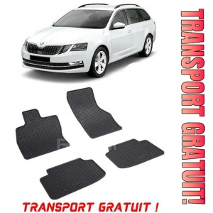 Skoda Octavia III, Combi, fabricat din 05.2013 - 05.2020, set covorase auto dedicate, din cauciuc 100% Premium - Transport Gratuit