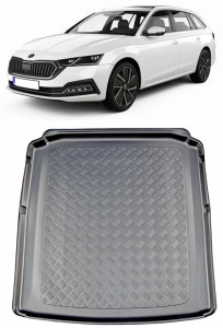 Skoda Octavia IV Combi din 06.2020 - Prezent, Tavita Pentru Portbagaj Lux Premium Dedicata, Portbagaj Inferior *3 accesorii pentru autoturismul tau - masina v191165