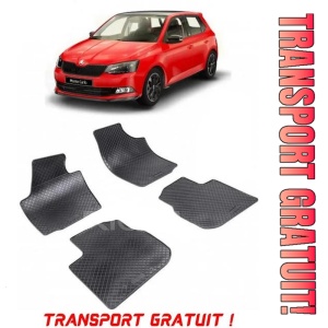 Skoda Rapid fabricat din 10.2012 - 03.2019, Combi, set covorase auto dedicate, din cauciuc 100% Premium - Transport Gratuit