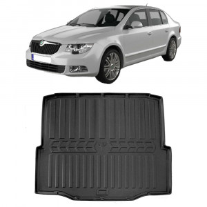 Skoda Superb II (3T) Liftback (2008-2015) Tavita cauciuc pentru protectie portbagaj accesorii pentru autoturismul tau - masina v226120
