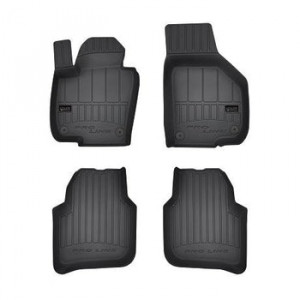 Skoda Superb II, Sedan, Din 06.2008 - 04.2015 , Set Covorase Auto Tip Tavita Premium 3D, din cauciuc accesorii pentru autoturismul tau - masina v171894