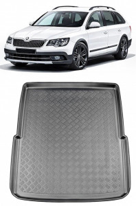 Skoda Superb III Combi din 09.2015 - Prezent, Tavita Pentru Portbagaj Lux Premium Dedicata, Portbagaj Superior *4 accesorii pentru autoturismul tau - masina v192819