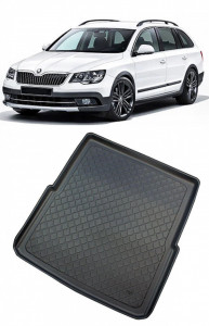 Skoda Superb III Combi din 09.2015 - Prezent, Tavita Pentru Portbagaj Lux Premium Dedicata, Portbagaj Superior *1 accesorii pentru autoturismul tau - masina v199765