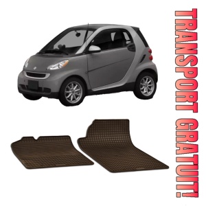 Smart 451 (2010 - 2015) Set 2 covorase auto cauciuc Urban Line