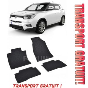 Ssang Yong Rexton Y400 fabricat din 11.2017 - Prezent, Suv, set covorase auto dedicate, din cauciuc 100% Premium - Transport Gratuit