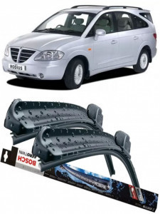 Ssangyong Rodius Set 2 stergatoare parbriz Bosch Bosch Aerotwin compatibile cu Ssangyong Rodius 2005 (60 cm / 45 cm) accesorii pentru autoturismul tau - masina v133376