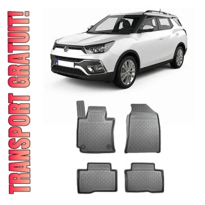 Ssangyong Xlv, Suv, Din 08.2016 - 09.2019 , Set Covorase Auto Tip Tavita Premium 3D, din cauciuc