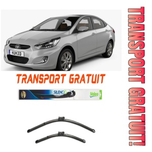 Stergatoare Hyundai Accent Set 2 stergatoare parbriz Valeo 65 cm/40 cm pentru Hyundai Accent IV Saloon (Rb) din 2010-2017 (65 cm / 40 cm)