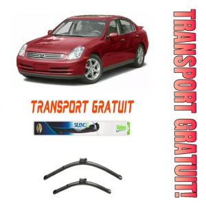 Stergatoare Infiniti G Saloon Set 2 stergatoare parbriz Valeo 600/475mm pentru Infiniti G Saloon (2002) (53 cm / 45 cm)