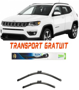Stergatoare Jeep Compass Set 2 stergatoare parbriz Valeo 60 cm/45 cm pentru Jeep Compass (Mp, M6, Mv, M7) din 2017 (60 cm / 45 cm) accesorii pentru autoturismul tau - masina v13288