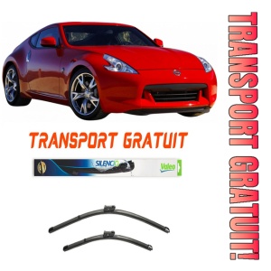 Stergatoare Nissan 370Z Coupe Set 2 stergatoare parbriz Valeo 600/475mm pentru Nissan 370Z Coupe (Z34) (2009) (53 cm / 47.5 cm)