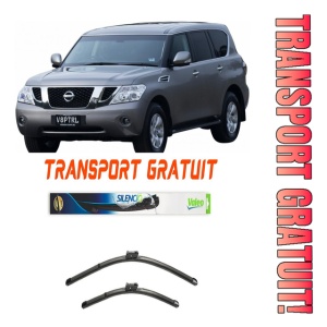 Stergatoare Nissan Patrol Set 2 stergatoare parbriz Valeo 60 cm/45 cm pentru Nissan Patrol VI (Y62) din 2010 (60 cm / 45 cm)
