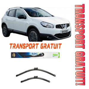 Stergatoare Nissan Qashqai / Qashqai +2 I Set 2 stergatoare parbriz Valeo 60 cm/38 cm pentru Nissan Qashqai / Qashqai +2 I (J10, Nj10, Jj10E) din 2006-2014 (60 cm / 38 cm)