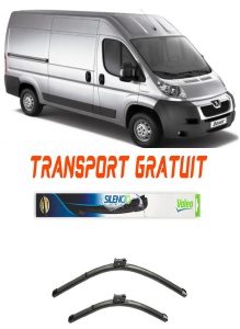 Stergatoare Peugeot Boxer Set 2 stergatoare parbriz Valeo pentru Peugeot Boxer 2001-2006 (55 cm / 55 cm) accesorii pentru autoturismul tau - masina v6956