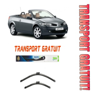 Stergatoare Renault Megane II Coupé-Cabriolet Set 2 stergatoare parbriz Valeo 60 cm/45 cm pentru Renault Megane II Coupé-Cabriolet (Em0/1_) din 2003-2009 (60 cm / 45 cm) - Img 1