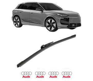 Stergator lamela spate AUDI A3 Allstreet (8YJ) din 2024, pentru luneta auto, Bosch Aerotwin, din cauciuc siliconat rezistent, 4 Stickere Auto AUDI v22753