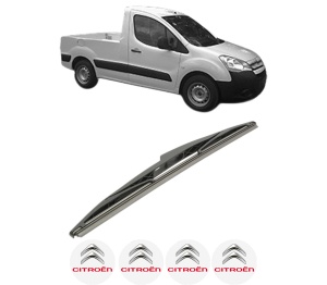 Stergator lamela spate CITROEN BERLINGO Platform/Chassis (B9) din 2008 - 2021, pentru luneta auto, Bosch Twin, din cauciuc siliconat rezistent, 4 Stickere Auto CITROEN v28272