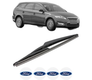 Stergator lamela spate FORD MONDEO IV Turnier (BA7) din 2007 - 2015, pentru luneta auto, Valeo Silencio, din cauciuc siliconat rezistent, 4 Stickere Auto FORD v18328