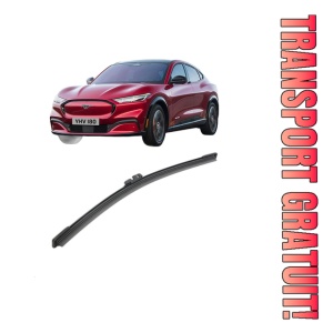 Stergator lamela spate FORD USA MUSTANG MACH-E (CGW) din 2020, pentru luneta auto, Bosch Aerotwin, din cauciuc siliconat rezistent, 4 Stickere Auto FORD USA