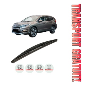 Stergator lamela spate HONDA CR-V V (RW_, RT_) din 2016 - 2023, pentru luneta auto, Bosch Twin, din cauciuc siliconat rezistent, 4 Stickere Auto HONDA