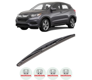 Stergator lamela spate HONDA HR-V (RV) din 2021, pentru luneta auto, Bosch Twin, din cauciuc siliconat rezistent, 4 Stickere Auto HONDA v24743