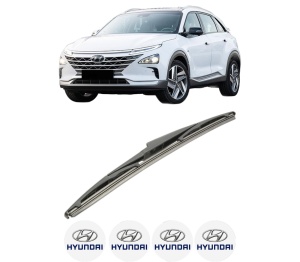 Stergator lamela spate HYUNDAI NEXO (FE) din 2018, pentru luneta auto, Bosch Twin, din cauciuc siliconat rezistent, 4 Stickere Auto HYUNDAI v24983