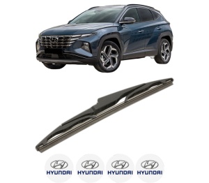 Stergator lamela spate HYUNDAI TUCSON (NX4E, NX4A) din 2020, pentru luneta auto, Bosch Twin, din cauciuc siliconat rezistent, 4 Stickere Auto HYUNDAI v22633