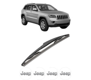 Stergator lamela spate JEEP GRAND CHEROKEE IV (WK, WK2) din 2010, pentru luneta auto, Valeo Silencio, din cauciuc siliconat rezistent, 4 Stickere Auto JEEP v17848