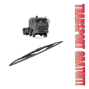Stergator lamela spate KAMAZ 6522 din 2004, pentru luneta auto, Bosch Twin, din cauciuc siliconat rezistent, 4 Stickere Auto KAMAZ
