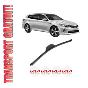 Stergator lamela spate KIA OPTIMA Sportswagon (JF) din 2016 - 2019, pentru luneta auto, Valeo Silencio, din cauciuc siliconat rezistent, 4 Stickere Auto KIA